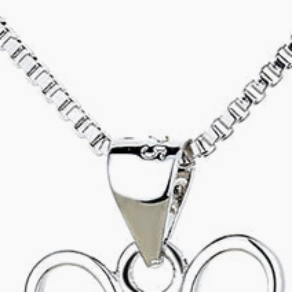 Amy and Annette 925 SS Plated Hair Stylist Necklace w/Swarovski Crystals 18-19" - Picture 3 of 4